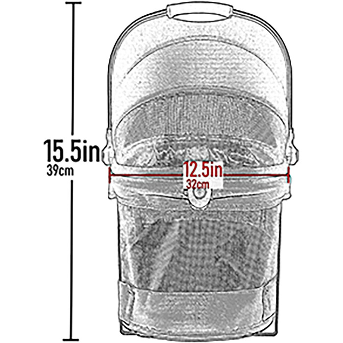 Переноска для тварин Pet Gear View 360 з автосидінням для собак та котів (Rittersporn, Small)