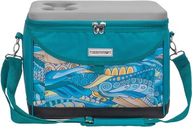 Термосумка Anndora 22L для пікніка, 35 x 24 x 27 см, блакитний колір (OCEAN turquoise)