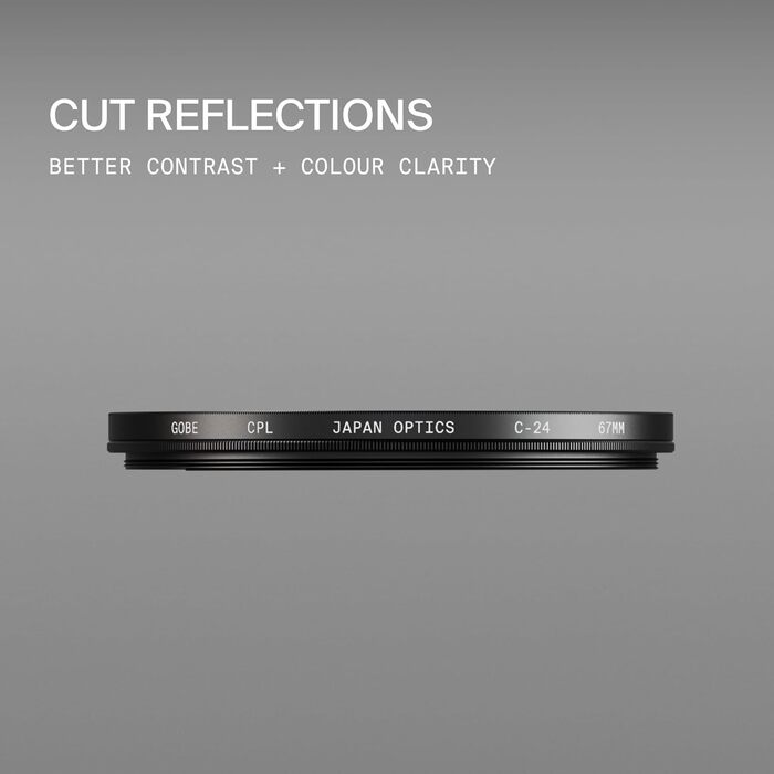 Поляризаційний фільтр Gobe CPL 55mm - для фото та відео