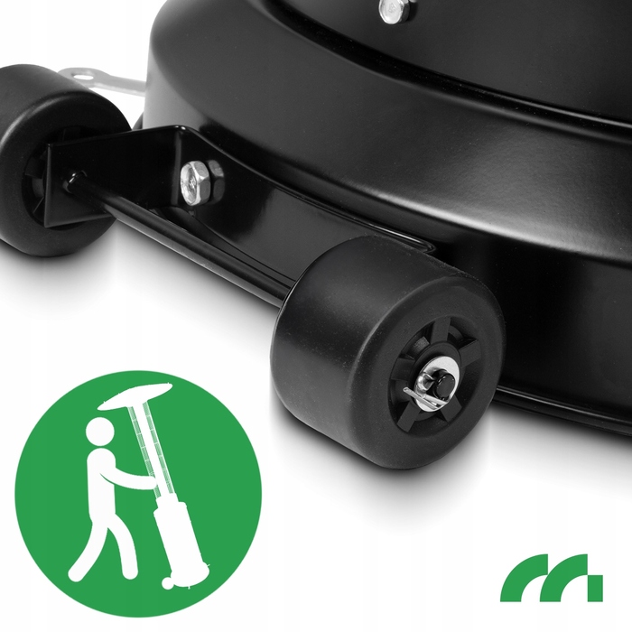 Газовий обігрівач-парасолька для тераси з ефектом полум'я та чохлом, 13 кВт