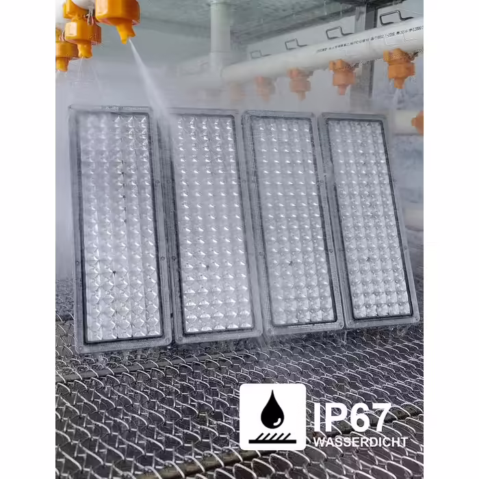 Rugging Flutlichter LED Floodlight Outdoor 100W LED Spotlight 10000lm Super Bright Floodlight 3000K IP67 Waterproof Outdoor Spotlight for Lawns, Backyards (400W-W)