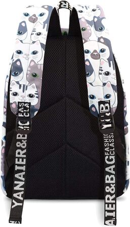 Шкільний рюкзак для дівчаток та хлопців: модний, водонепроникний, з відділенням для ноутбука (червоне трикутника)