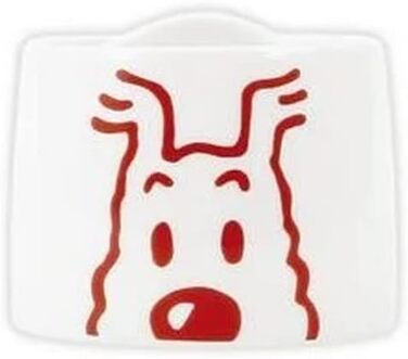 Moulinsart Porcelain Sugar Bowl Tintin 47325 (Snowy)