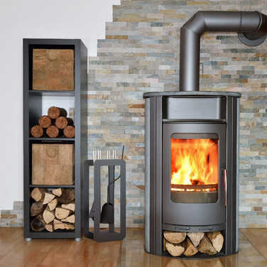 Relaxdays 5-Piece Fireplace Tool Set in Grey/Silver