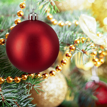 Relaxdays Set of 76 Christmas Baubles