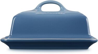 Le Creuset Stoneware Butter Dish, 900 g, 17 x 12.5 x 9 cm, Chambray, 70837174340000