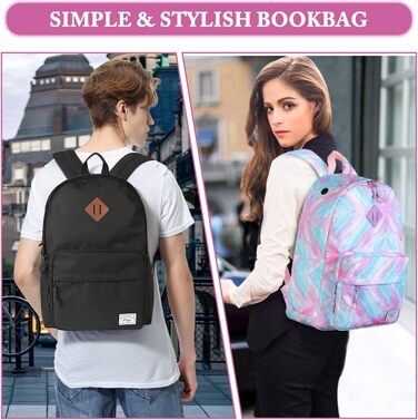 Шкільний рюкзак для підлітків: легкий, 15.6