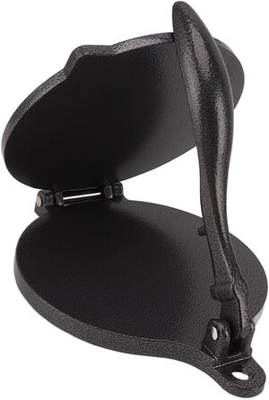 Пресс для тортилій Cyrank, ручний ротатор для роти, прес для тако та кесадільї, 20 см, чорний