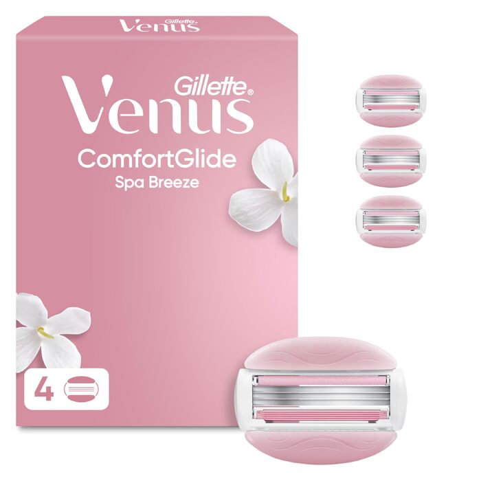 Жіночі бритви Gillette Venus Comfortglide Spa Breeze, рожеві, 12 змінних касет