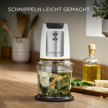 Блендер Kenwood Easy Chop CHP61.100WH - міні-подрібнювач, 500 Вт, білий