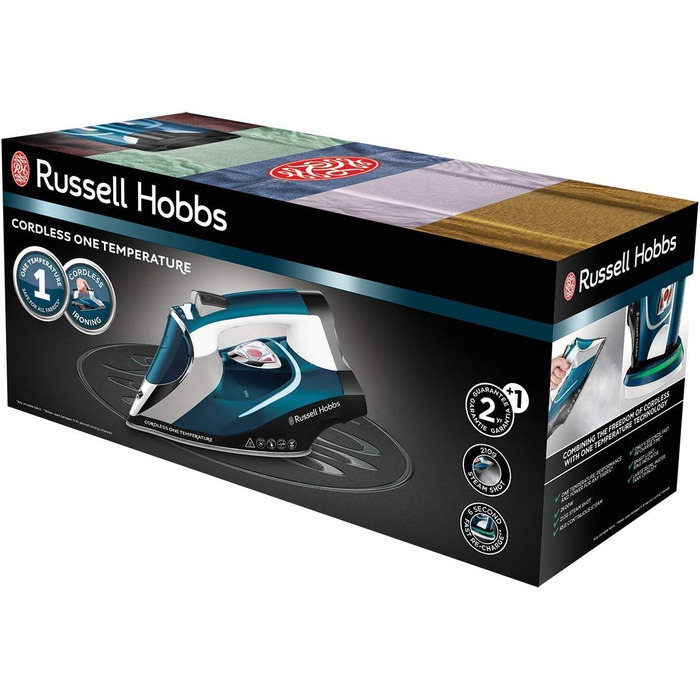 Праска Russell Hobbs 25090-56 з парою, керамічна підошва, самоочищення, антиналіт, 2600W