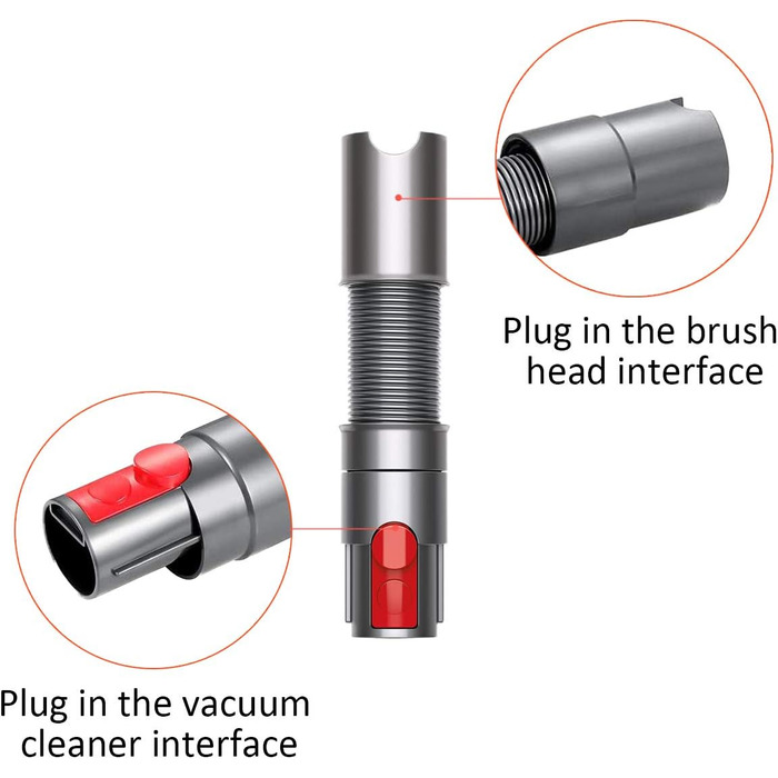 Насадка-щітка для пилососів Dyson V7 V8 V10 V11 з м'якою щіткою (для труб)