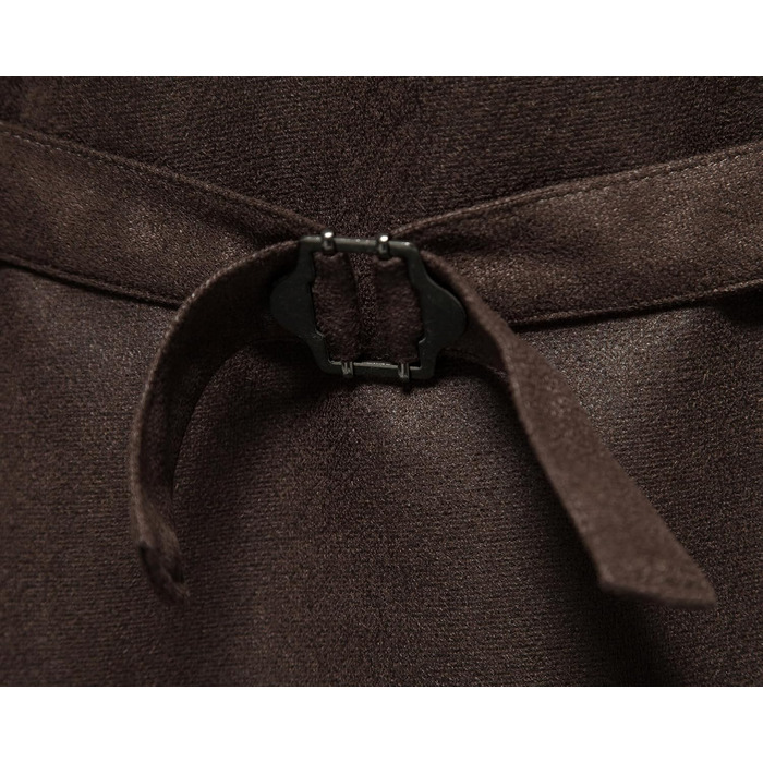 Чоловіча жилетка, формальна, без рукавів, V-подібний виріз, замша, бізнес-жилетка XL, колір кава