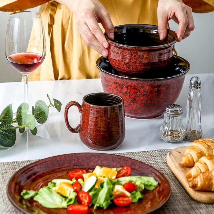 Набір чашок для кави Hasense, темно-сірий, 4 шт, 340 мл, з великою ручкою, для кави, чаю, молока та гарячого шоколаду, легко миються, підходять для миття в посудомийній машині та мікрохвильовій печі