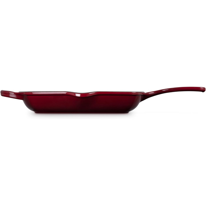 Сковорода-гриль Le Creuset Signature, чавунна, квадратна, 26 см, для всіх типів плит, індукція, 2,86 кг, Chambray