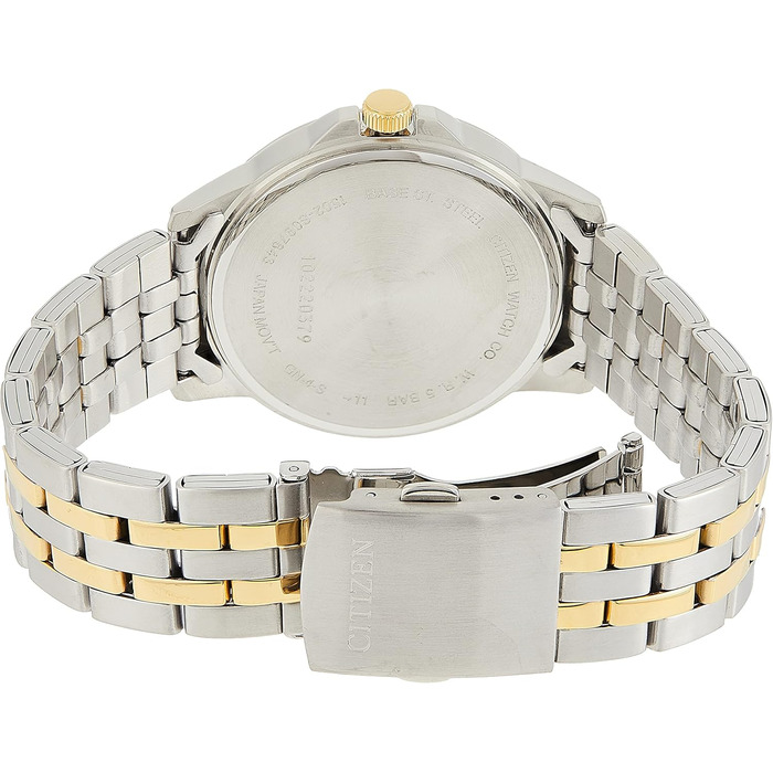 Чоловічий годинник Citizen з кварцовим механізмом на сталевому браслеті (сріблястий)