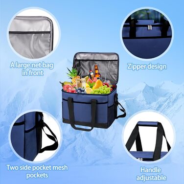 Кühltasche 35L: Термосумка для пікніків та відпочинку на природі (35 літрів)