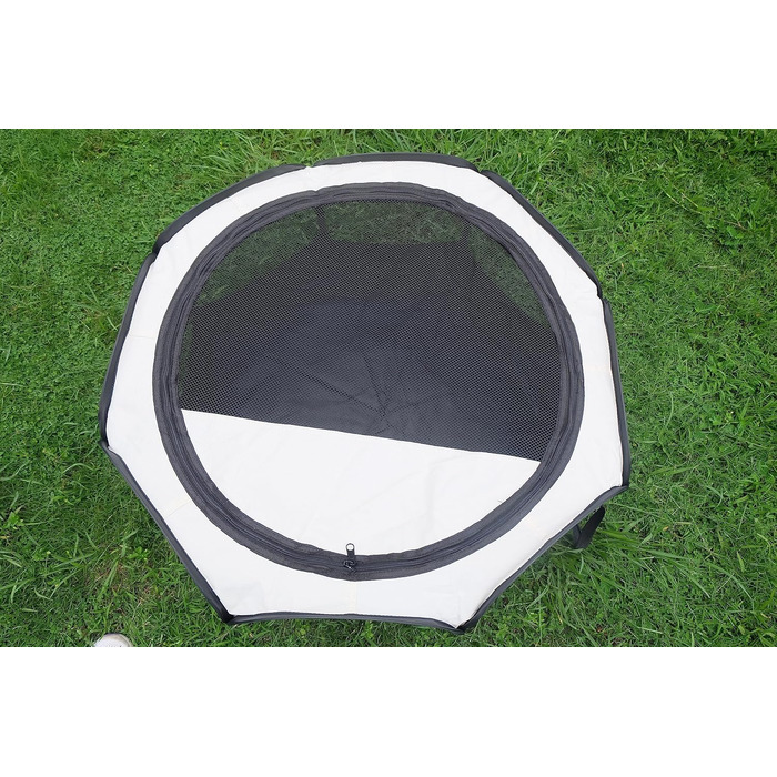 Переносне огорожа для тварин, вольєр для собак та котів, кроликів, тренувальний намет для домашніх тварин, для дому та вулиці (Розен), коричневий