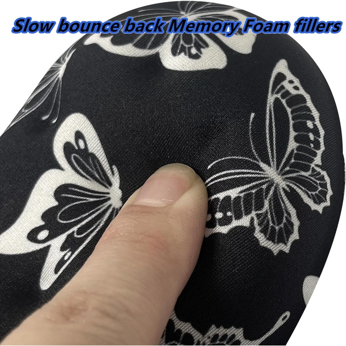 Підкладка для миші BRILA з Memory Foam - Ергономічна підтримка зап'ястя для ноутбука, комп'ютера та ігор