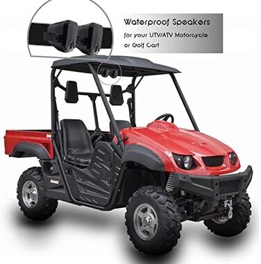 Водонепроникні морські настінні колонки 4'' IP66, 60 Вт, для човна, ванної, ATV, UTV, чорні