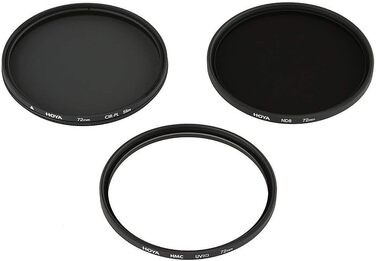 Набір фільтрів Hoya Digital: поляризаційний, ND (NDx8), UV (37mm)
