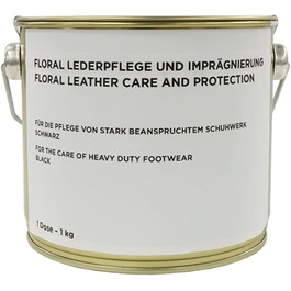 1kg Original German Armed Forces (Bundeswehr) Shoe Cream in Tin Bucket Leather Care Black BW 1kg=16.98EUR (1 Kg = 1.135 L, Black)