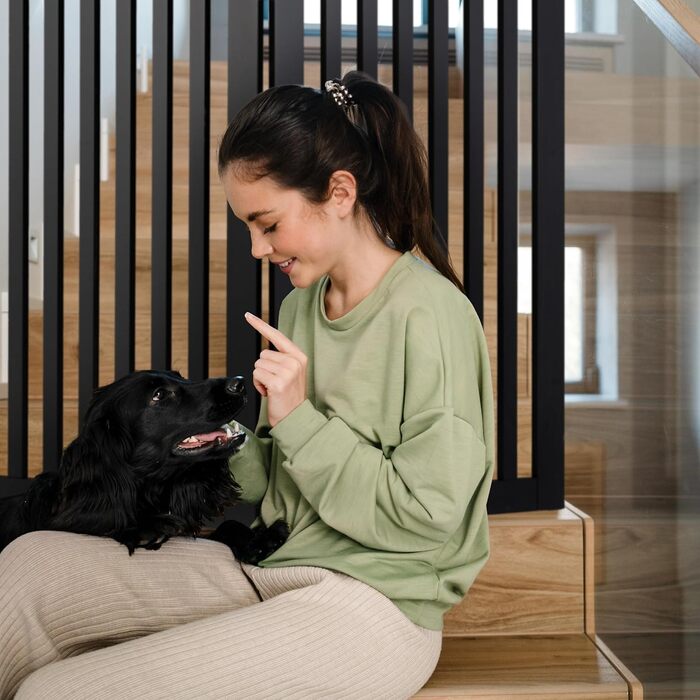 Захисне ворота для собак Relaxdays, розкладне, 91,5 x 103 см, чорний, MDF