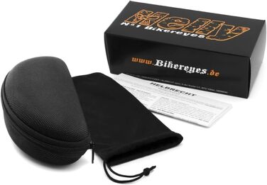 Мотоокуляри HELLY No.1 Bikereyes Bandit 2 – багатофункціональні, протитуманні, вітрозахисні, змінні лінзи HLT безпечне скло