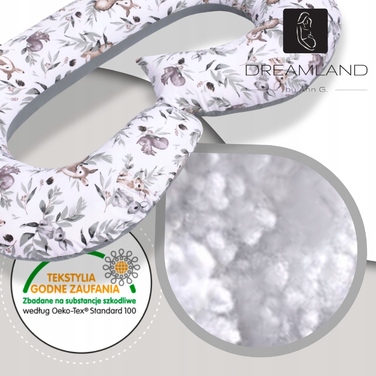 Подушка для сну Dreamland Medic, силіконізоване волокно