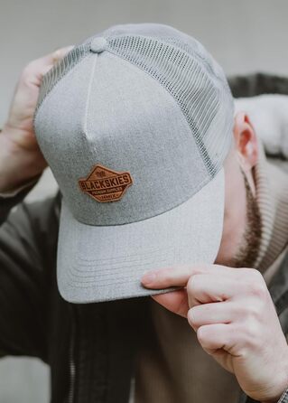 Кепка бейсболка Blackskies Essentials Trucker Cap сіро-блакитна унісекс, кепка для чоловіків та жінок, вуличний стиль, літо