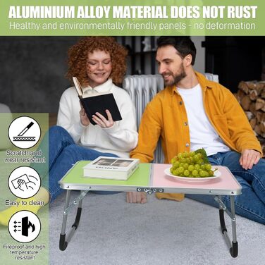 Складаний столик для дому та відпочинку - білий, Klappbarer Esstisch