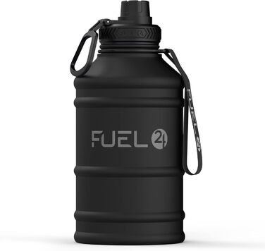 Extra Stark Stainless Steel Water Bottle Metal 1.3L & 2.2L - Leak-Proof & BPA-Free Stainless Steel Water Bottle - Robust Water Bottle Gym, Sports Stainless Steel Water Jug Bottle For Adults