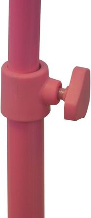 Home Vida Clothes Rack, Single Clothes Rail, Adjustable, Pink