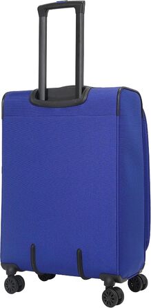 Бізнес валіза Weichschalenkoffer на 4 колесах Blue-Violet, 24'' із розширенням, TSA-замком, Breeze II, дорожня валіза для подорожей