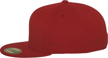 Шапка Flexfit Unisex Premium 210 Fitted (L-XL, Червона) - Оригінальна якість