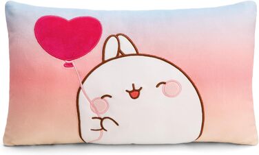 Дитяча плюшева подушка NICI MOLANG 43x25 см, м’яка іграшка для хлопчиків, дівчаток і малюків, кольорова, для дому, садка та подорожей