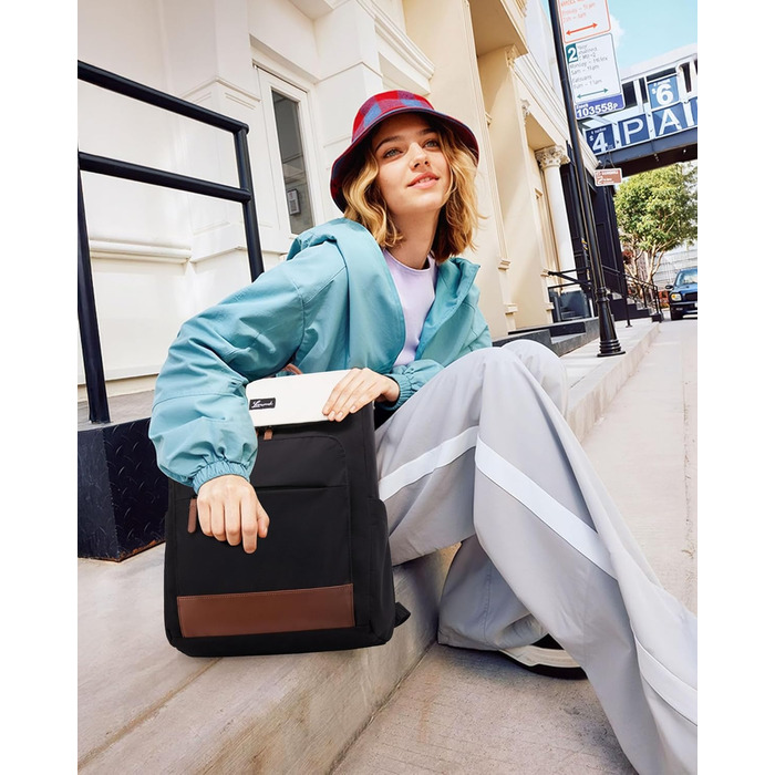 LOVEVOOK Рюкзак для дівчаток-підлітків, водовідштовхуючий рюкзак для ноутбука 15.6