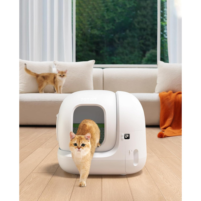 PETKIT Pura Max 2 - автоматичний самоочисний лоток для котів, 76л, з функцією контролю через додаток, для кількох котів, з дезодорантом