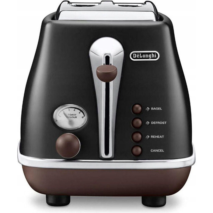Тостер De'Longhi CTOV 2103.BK, чорний, 900 Вт