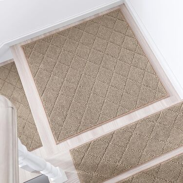 Ковзаючі килимки для сходів COSY HOMEER, 71.1 x 22.9 см, 10 шт., поліестер, TPE-підкладка, для дітей та собак