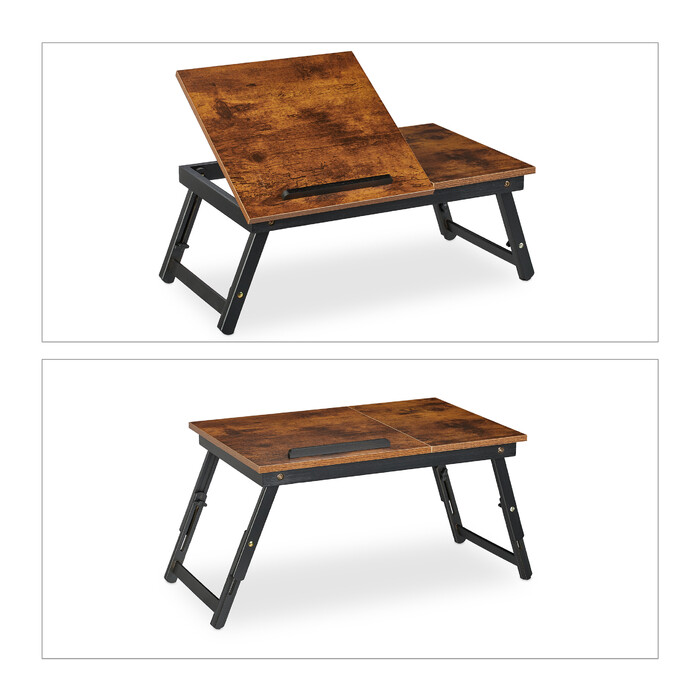 Relaxdays Adjustable Height Laptop Table