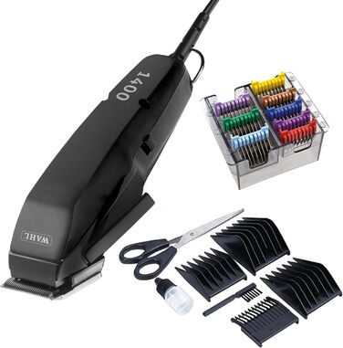 Машинка для стрижки собак Agrarzone Edition Wahl 1400 з набором гребінців - тиха професійна машинка Moser для маленьких собак, як Йоркширський тер'єр, ергономічна та довговічна