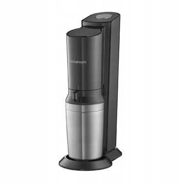 Сифон для води SodaStream Crystal 2.0, скляний графин + балон CO2, чорний