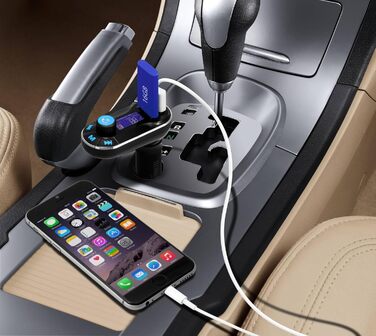 FM-трансмітер Technaxx FMT600BT з Bluetooth, MP3-плеєр, LCD-дисплей