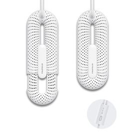 Електрична сушарка для взуття Snowpea: сушарка для чобіт, усунення запаху, автоматичне вимкнення (біла)