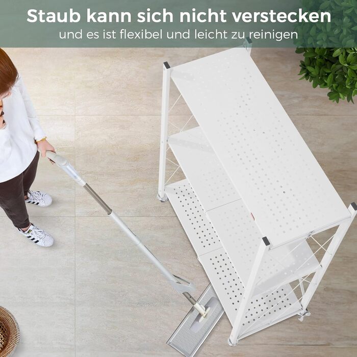 Deanic 5-Tier Folding Heavy Duty Shelving Unit