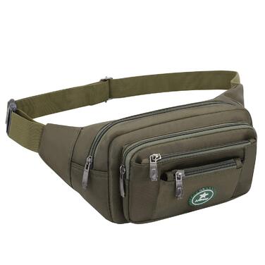 Водонепроникна поясна сумка для чоловіків та жінок, спортивна, для бігу, піших прогулянок, велосипедна сумка, для ножа та туристичного інструменту (оливковий)
