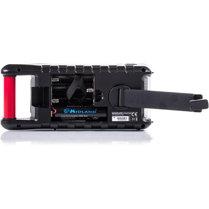 Радіо Midland ER300: аварійне радіо, Powerbank, FM/AM, динамо-ліхтарик, USB, акумулятор, C1173