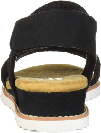 Сандалі жіночі Skechers Desert Kiss чорні 39 EU з мікрофібри та замші Gore-Tex