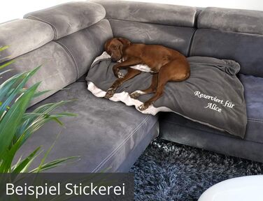 Персоналізована ковдра для собак з іменем, XL, 130x160 см, м'яка ковдра для собак, індивідуальний принт